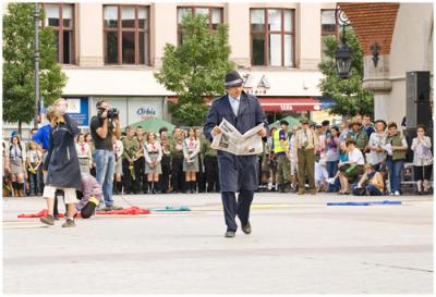 Przedstawienie teatru harcerskiego "Paradox"